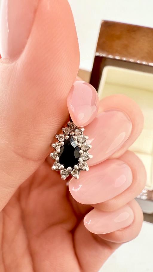 Buy & Sell Harrow on the Hill North West London - Photos for Fine 9ct Gold Sapphire and Diamond Pendant