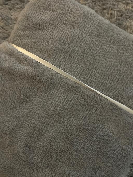 Buy & Sell Dovecot Knowsley - Photos for Single fleece fitted sheet. Grey. Tesco. New