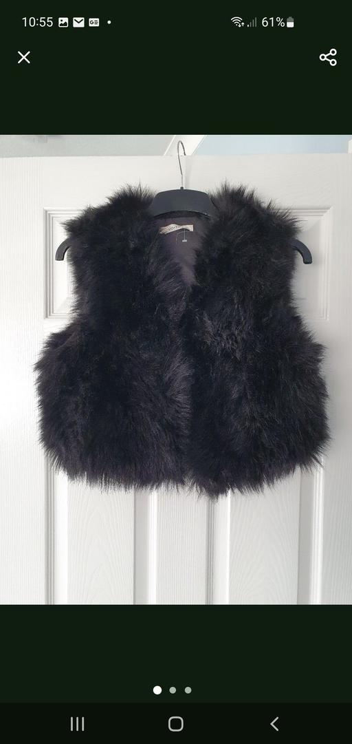 Buy & Sell Upper Gornal Dudley - Photos for ladies black fur waistcoat NEW