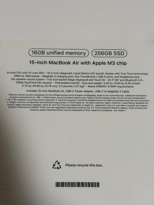 Buy & Sell Bardsley Oldham - Photos for Apple MacBook Air M3 15-inch 2024 -spares/rep