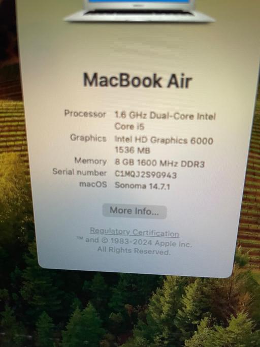 Buy & Sell Small Heath Birmingham - Photos for MacBook Air as new condition running Sonoma