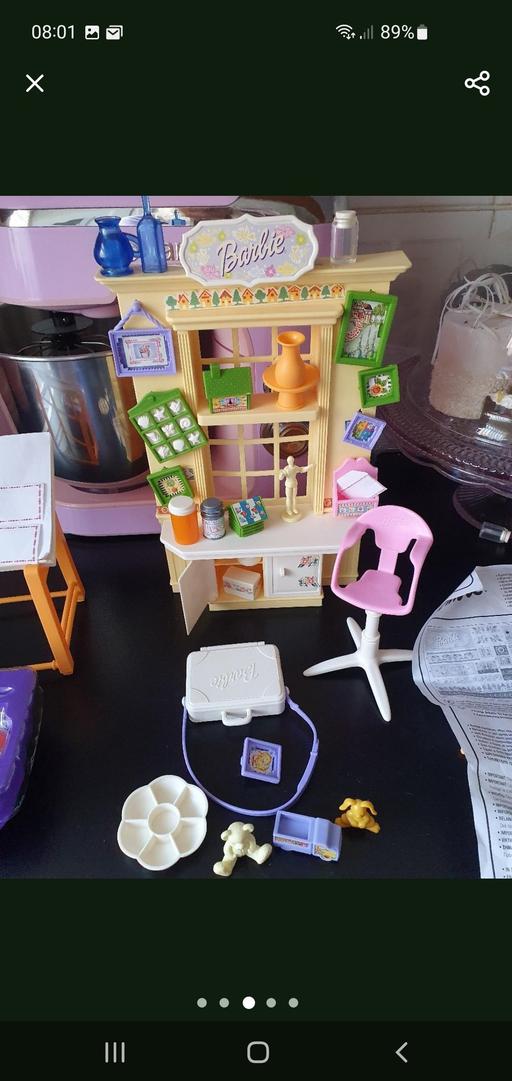 Buy & Sell Upper Gornal Dudley - Photos for vintage barbie art & craft studio playset