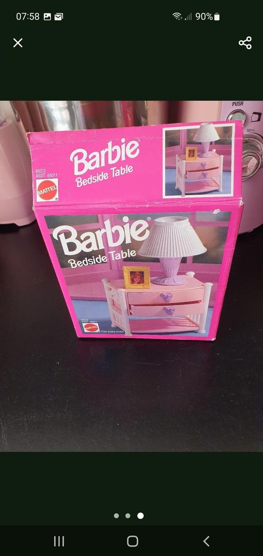 Buy & Sell Upper Gornal Dudley - Photos for vintage barbie bedside table &accessories