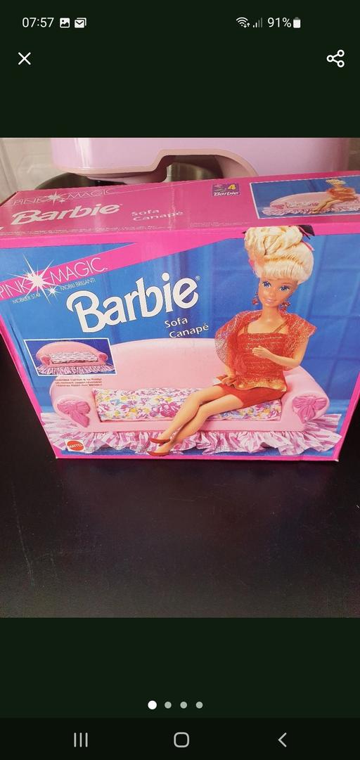 Buy & Sell Upper Gornal Dudley - Photos for vintage barbie pink magic sofa