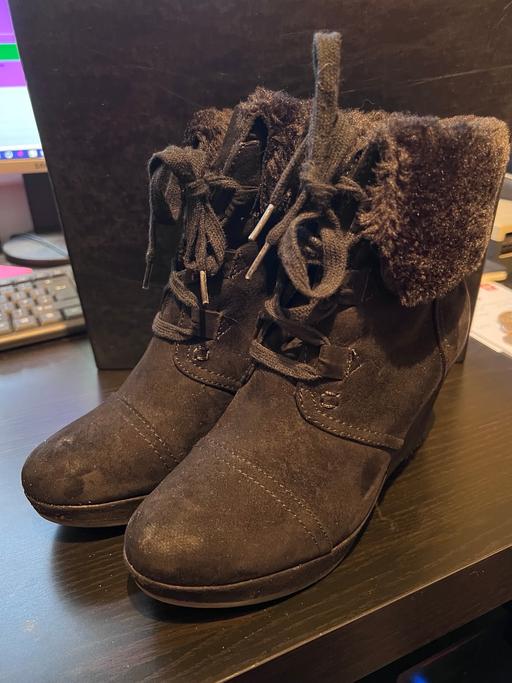 Buy & Sell Halesowen Dudley - Photos for Black suede ankle boot size 5