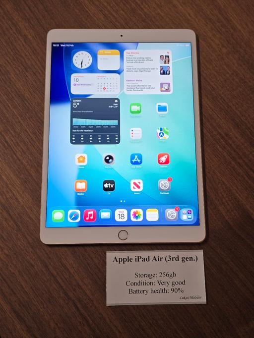 Buy & Sell Anstey Charnwood - Photos for Apple iPad Air (3rd generation, 256gb)