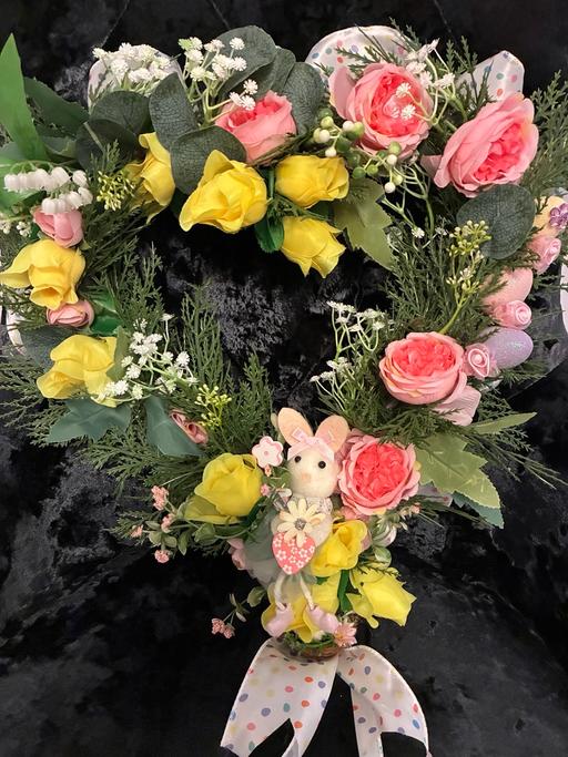 Buy & Sell Scarisbrick (Southport) West Lancashire - Photos for Easter wreath with bunny and a white dove 