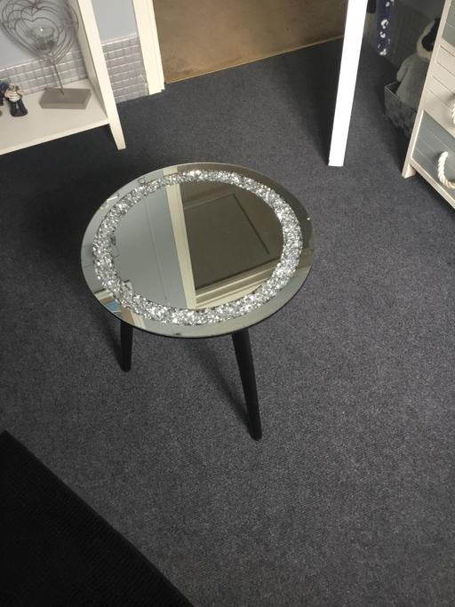 Buy & Sell Willenhall Walsall - Photos for Small mirror table, 15” diameter and 16” H