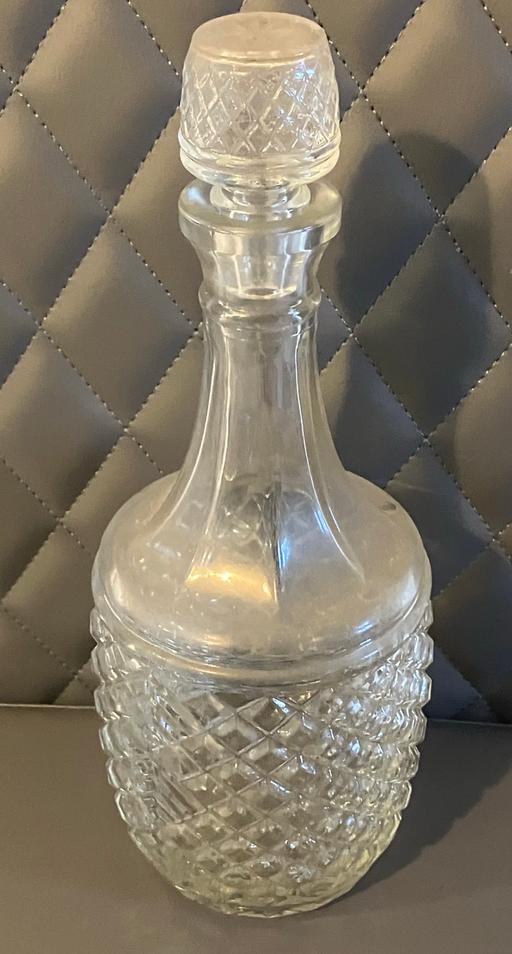 Buy & Sell Yeovil Somerset - Photos for Crystal wine decanter & stopper smaller 1970s