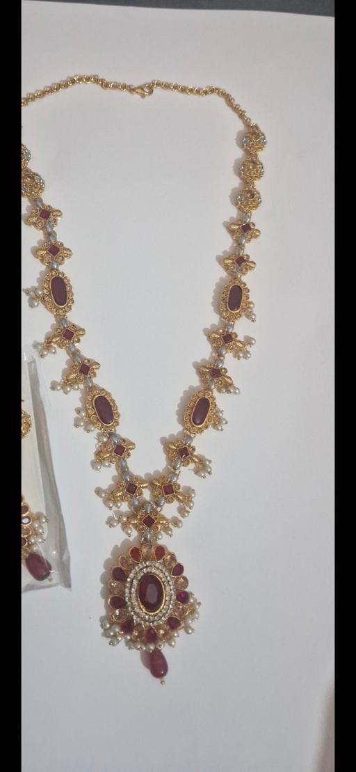 Buy & Sell Yardley Birmingham - Photos for Turkish Maroon Necklace and Earring set