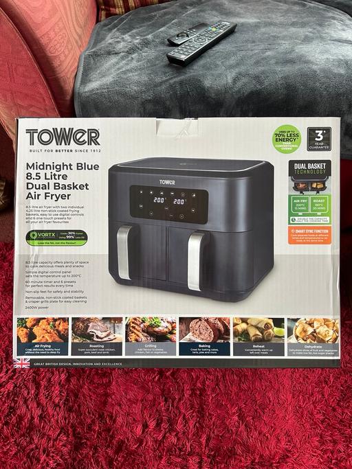 Buy & Sell Finsbury Park North London - Photos for Tower Air Fryer 8.5 Litre Dual Basket NEW