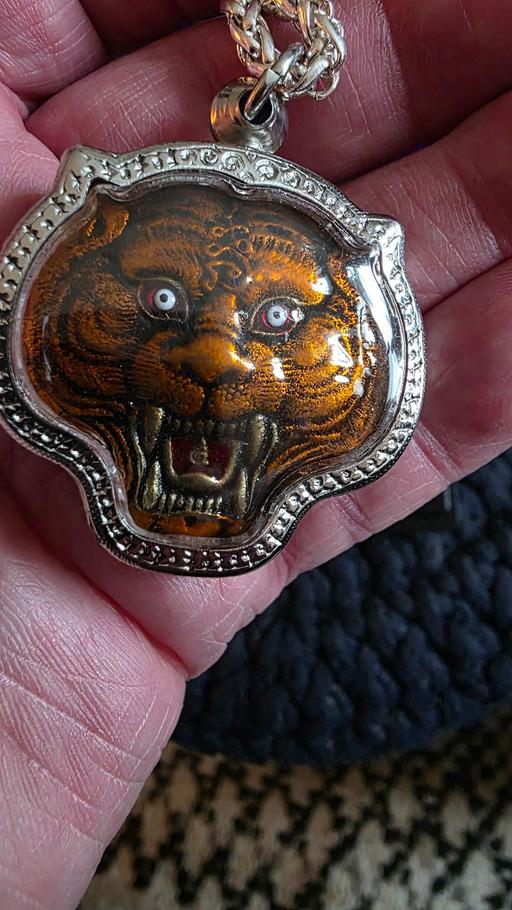 Buy & Sell Oakengates Telford and Wrekin - Photos for striking Liang Pho Poen Tiger amulet & chain