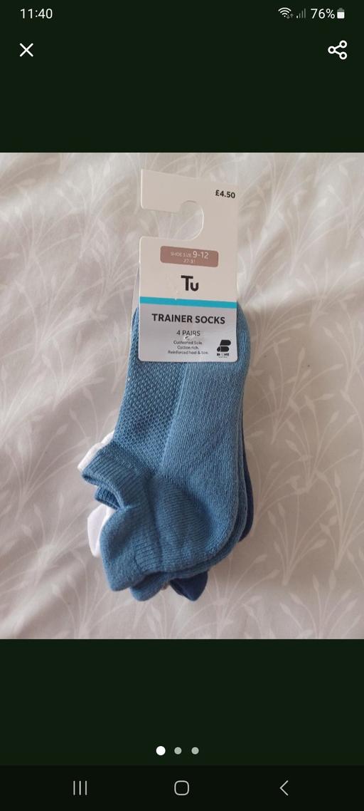 Buy & Sell Eckington North East Derbyshire - Photos for tu trainer socks size 9-12