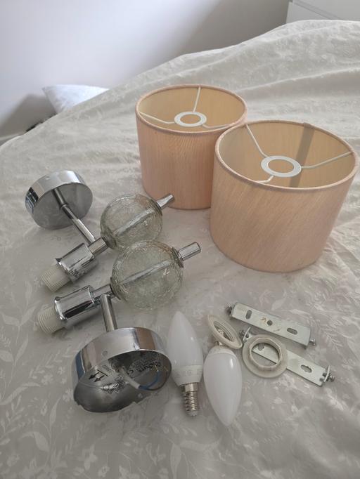 Buy & Sell Kitts Green Birmingham - Photos for pair of complete wall lights /shades bulbs