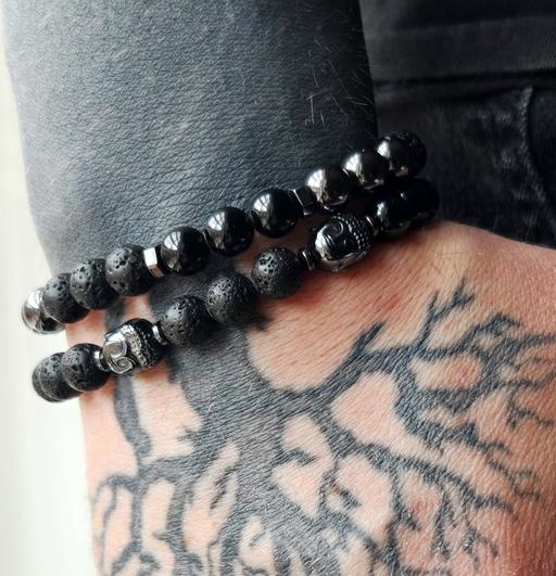 Buy & Sell New Bilton Rugby - Photos for lava and hematite mens bracelets set