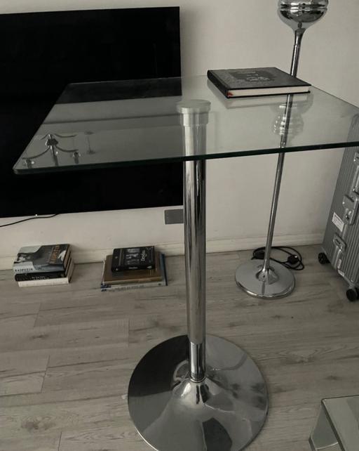 Buy & Sell Marston Green Solihull - Photos for Breakfast Glass Table Chrome