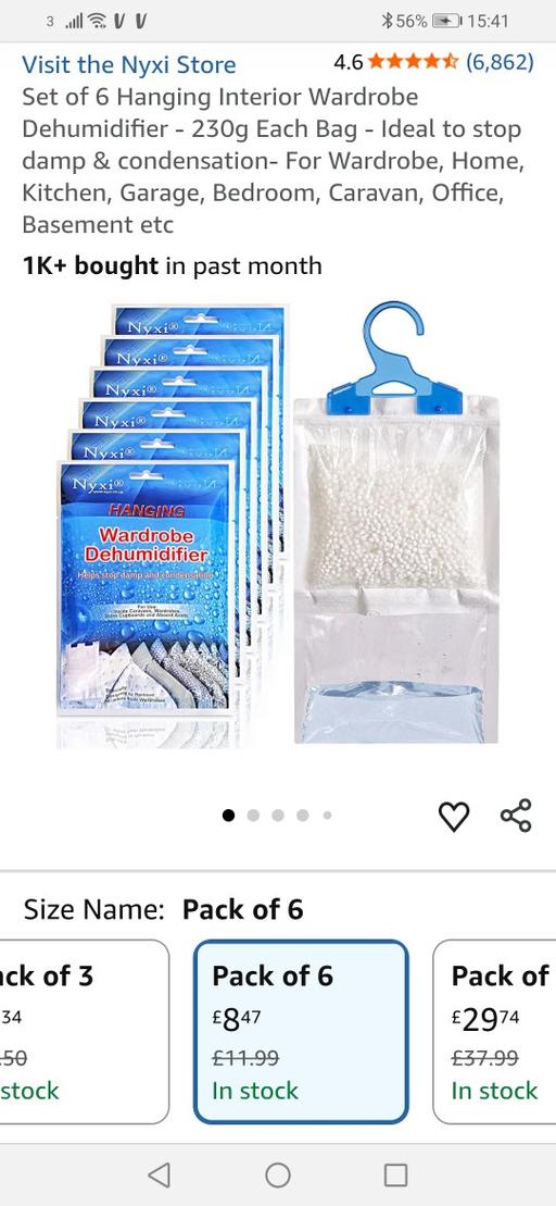 Buy & Sell Moseley Village Wolverhampton - Photos for New box of 6 wardrobe dehumidifiers