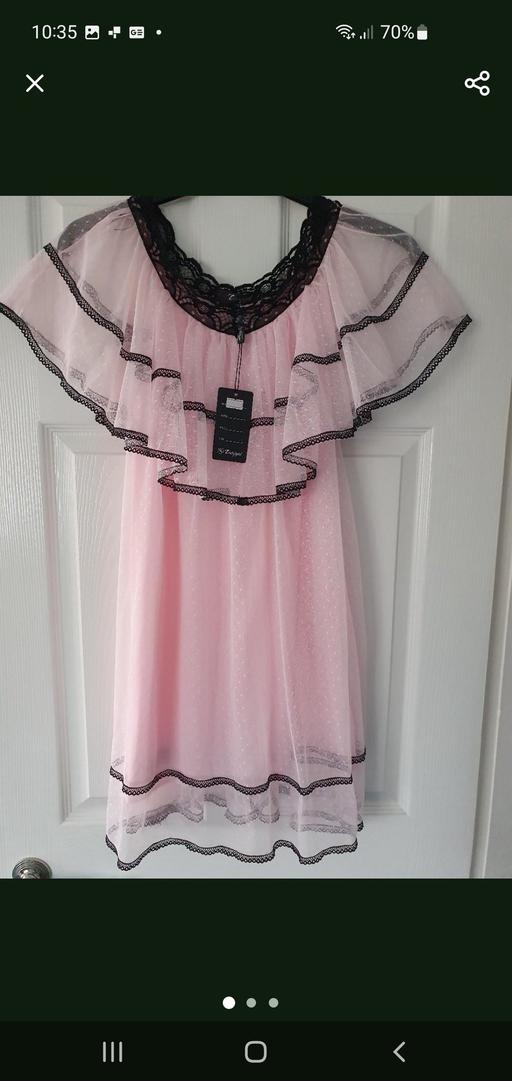 Buy & Sell Upper Gornal Dudley - Photos for ladies pink lace dress NEW
