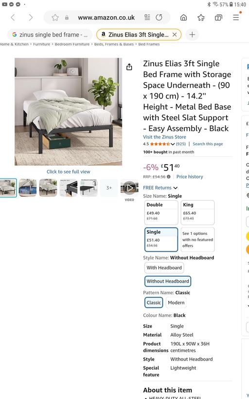 Buy & Sell Ocker Hill Sandwell - Photos for zinus single bed frame