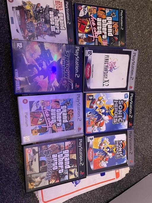 Buy & Sell Essington Wolverhampton - Photos for 8 ps2 games gta sonic read description