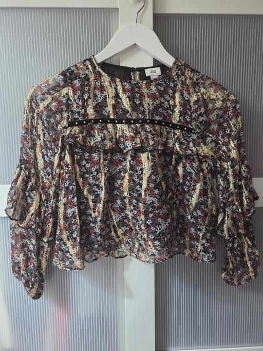 Buy & Sell Runcorn Halton - Photos for Age 7-8 RIVER ISLAND gold blouse