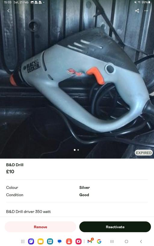 Buy & Sell Allhallows Medway - Kent - Photos for B&D drill