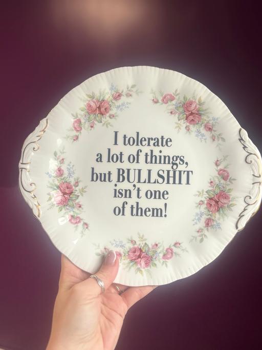 Buy & Sell Dover Town Centre Dover - Photos for Large decorative floral plate, home decor