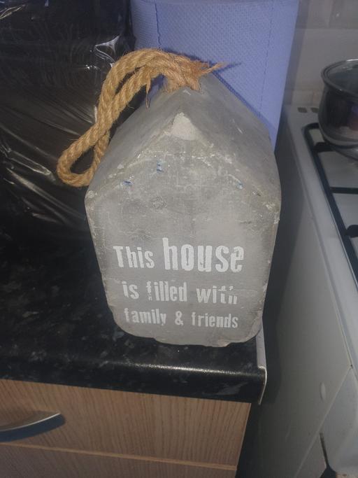 Buy & Sell Pensnett Dudley - Photos for 7 inch Door Stop , Heavy, With Message.