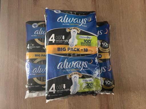 Buy & Sell Rotherhithe South East London - Photos for Always Ultra Secret Night 4 - 18 Pads