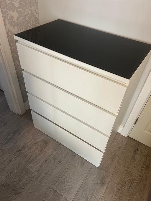 Buy & Sell Hackenthorpe Sheffield - Photos for Chest of draws for its glass topper