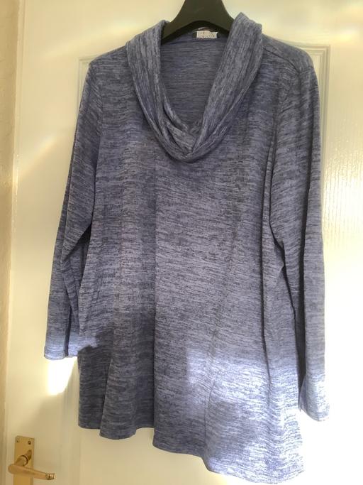 Buy & Sell Grassmoor North East Derbyshire - Photos for New ladies blue roll neck top size 22