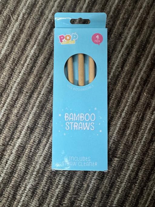 Buy & Sell Blackpool Lancashire - Photos for Bamboo Straws - Pack of 4