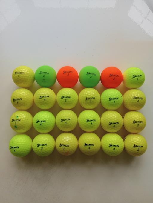 Buy & Sell Longsdon Staffordshire Moorlands - Photos for 24 x Srixon Grade A coloured used golf balls