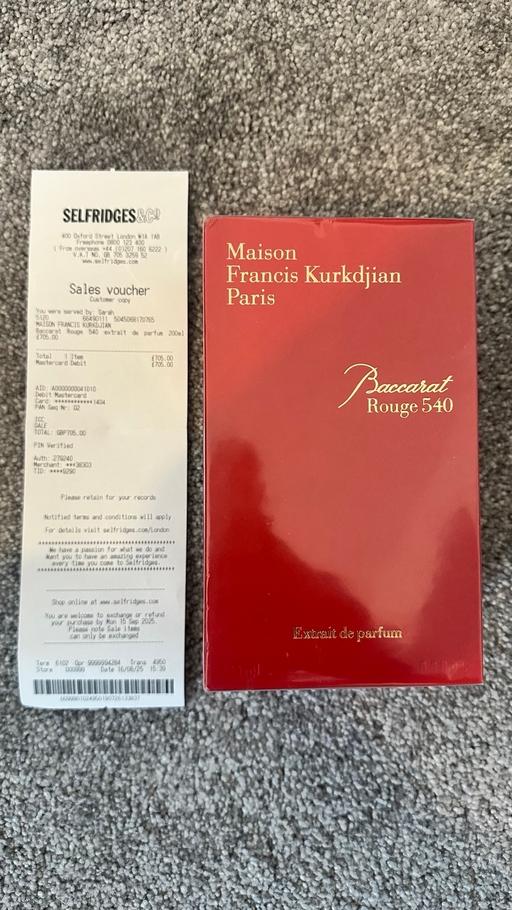 Buy & Sell Downswood Maidstone - Photos for Baccarat Rouge 540 200ml