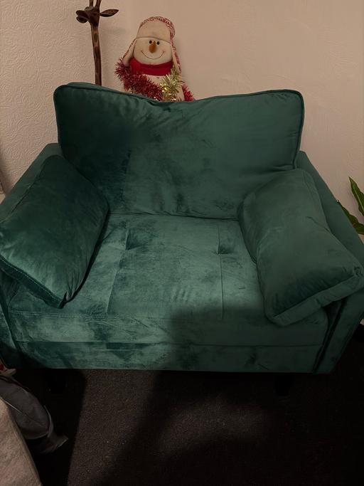 Buy & Sell Bordesley Green Birmingham - Photos for New green velvet chair