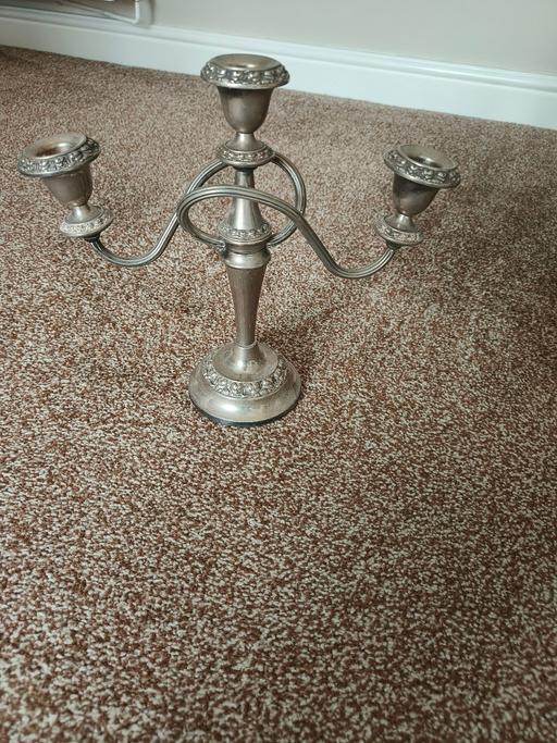 Buy & Sell Rhyl Denbighshire - Wales - Photos for Silver plated vintage 3 arm candleabra