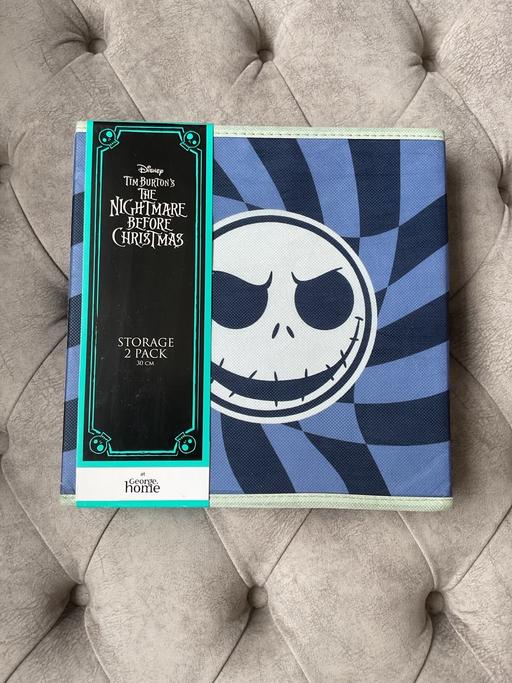 Buy & Sell Roby Knowsley - Photos for Nightmare Before Christmas Storage Boxes x 2