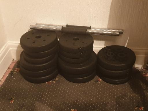 Buy & Sell Lofthouse Leeds - Photos for DUMBELLS WITH WEIGHTS BRANDNEW 30KG