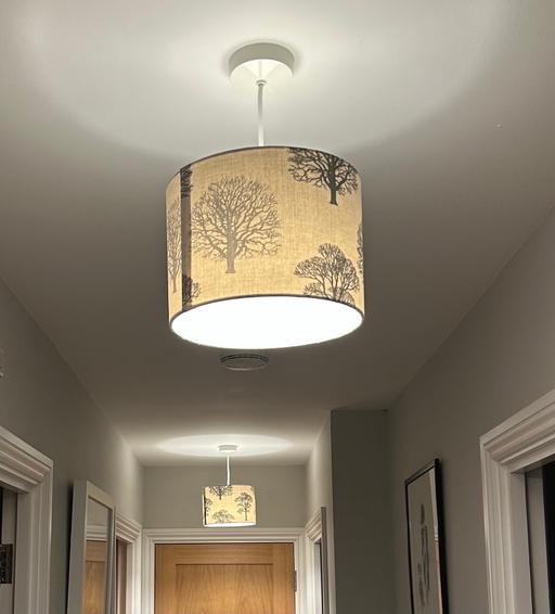 Buy & Sell Bromley Common South East London - Photos for Lightshade off-white with silver trees
