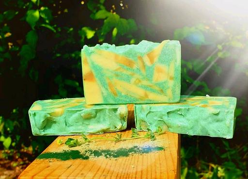Buy & Sell Buckshead (Truro) Cornwall - Photos for Spirulina, Carrot Herbal Shaving Soap Bar-60g