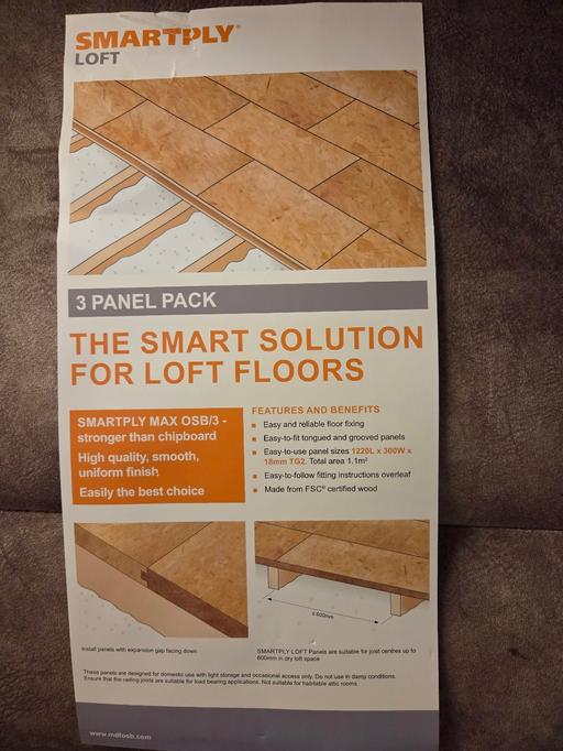 Buy & Sell Great Barr Sandwell - Photos for 11 Loft Boards 1220 x 300 x 18 - OSB/3