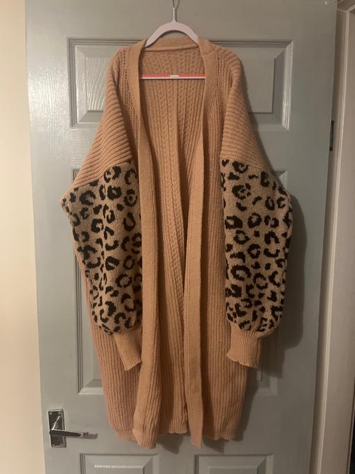 Buy & Sell Wickersley Rotherham - Photos for Blush pink and animal print sleeve cardigan