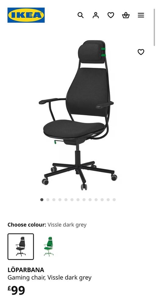 Buy & Sell Kitts Green Birmingham - Photos for Brand New IKEA Gaming chair