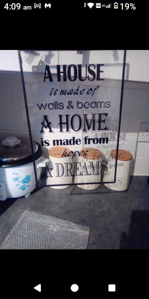 Buy & Sell Harpurhey Manchester - Photos for glass sign