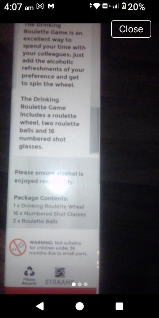 Buy & Sell Harpurhey Manchester - Photos for roulette drinking game for shots