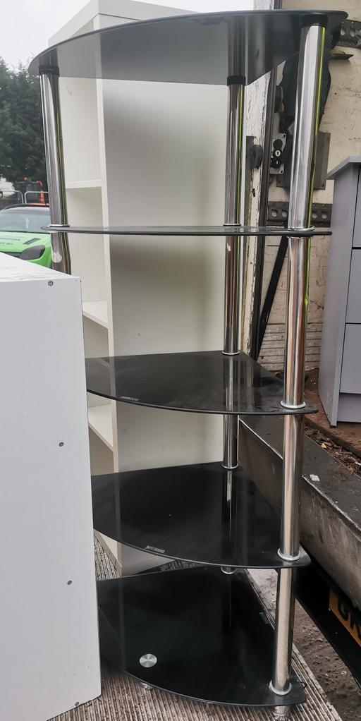 Buy & Sell Sparkhill Birmingham - Photos for black glass corner shelving unit