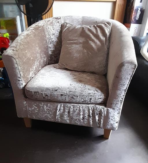 Buy & Sell Pendeford Wolverhampton - Photos for Compressed velvet tub chair
