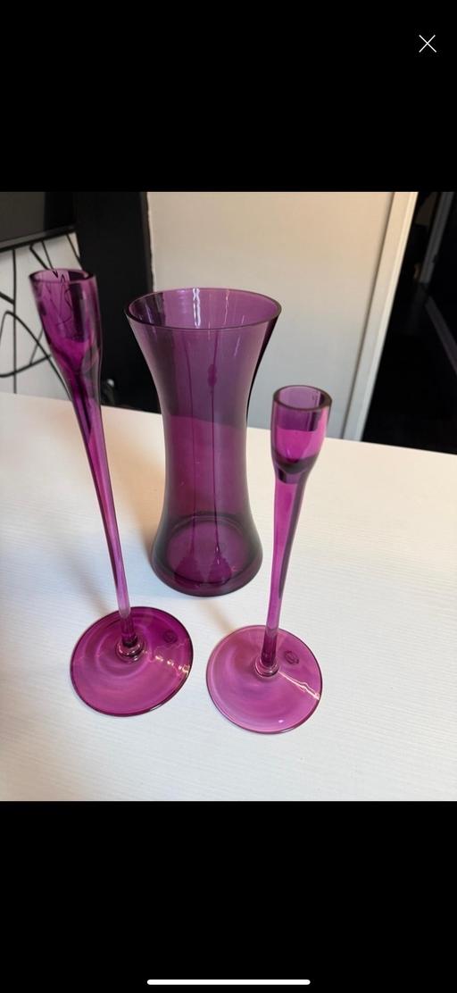 Buy & Sell Netherton Dudley - Photos for Glass vase & candle holders