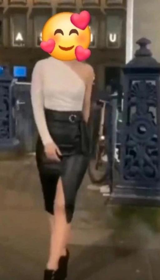 Buy & Sell Springburn Glasgow - Photos for River Island Black Faux Leather Wrap Skirt –