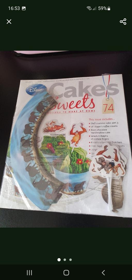 Buy & Sell Upper Gornal Dudley - Photos for Disney cakes &sweets magazine issue 74